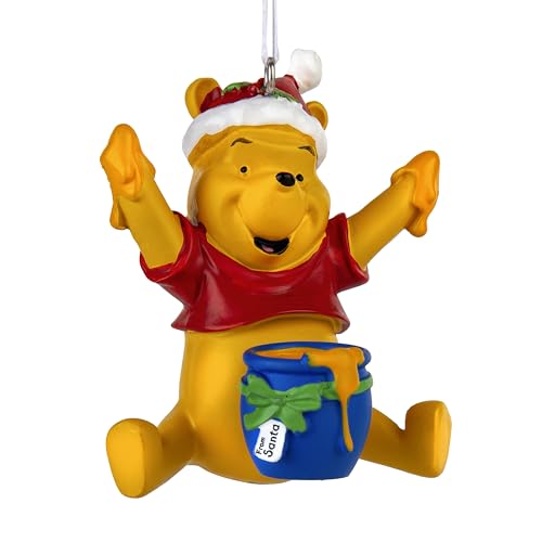 Hallmark Winnie the Pooh Ornament, Winnie the Pooh Tree Decoration, Disney Hanging Ornament, Christmas Hanging Ornament, Gifts for Christmas, Yellow