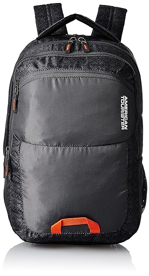 American Tourister Polyester 32 Ltrs Grey Laptop Backpack (AMT AERO Laptop BKPK 03 - Grey)