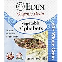 Eden Organic Pasta, Vegetable Alphabets, 16 oz