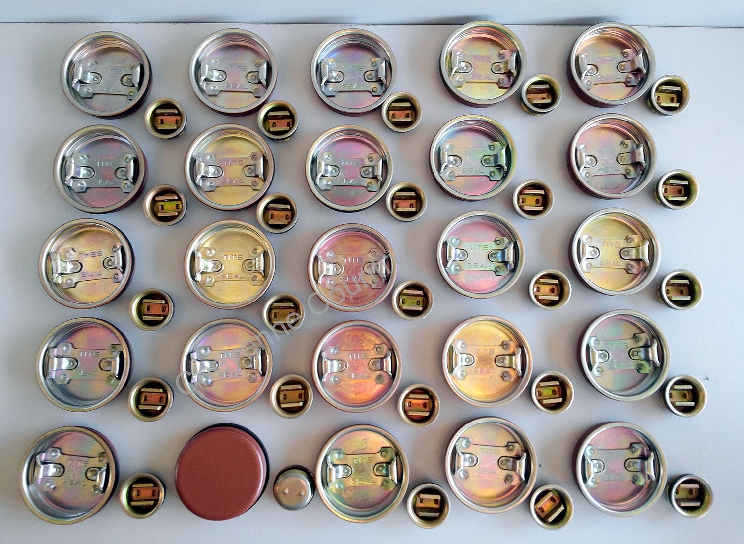 Steel Drum CLOSURE Bung Plug set 55 Gallon Barrel with Buna seal