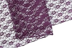 MDS Pack of 50 Yard Bridal Solid Raschel Lace