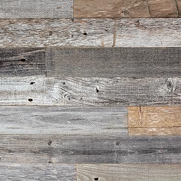 Amazon Com Epic Artifactory Diy Reclaimed Barn Wood Wall Easy