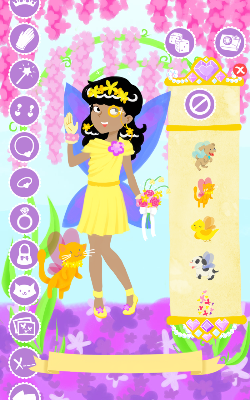 Fairy Fashion Show Dress Up a Fairy Princess Paper Doll Dressup Game for Girls