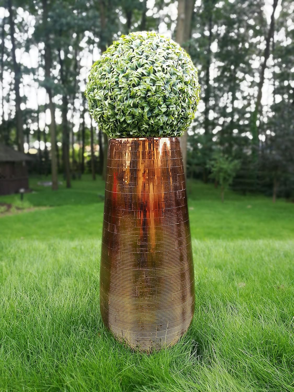 Flower Vase Decorative Ceramic Flower Plant Pots 90 60 cm White, Silver