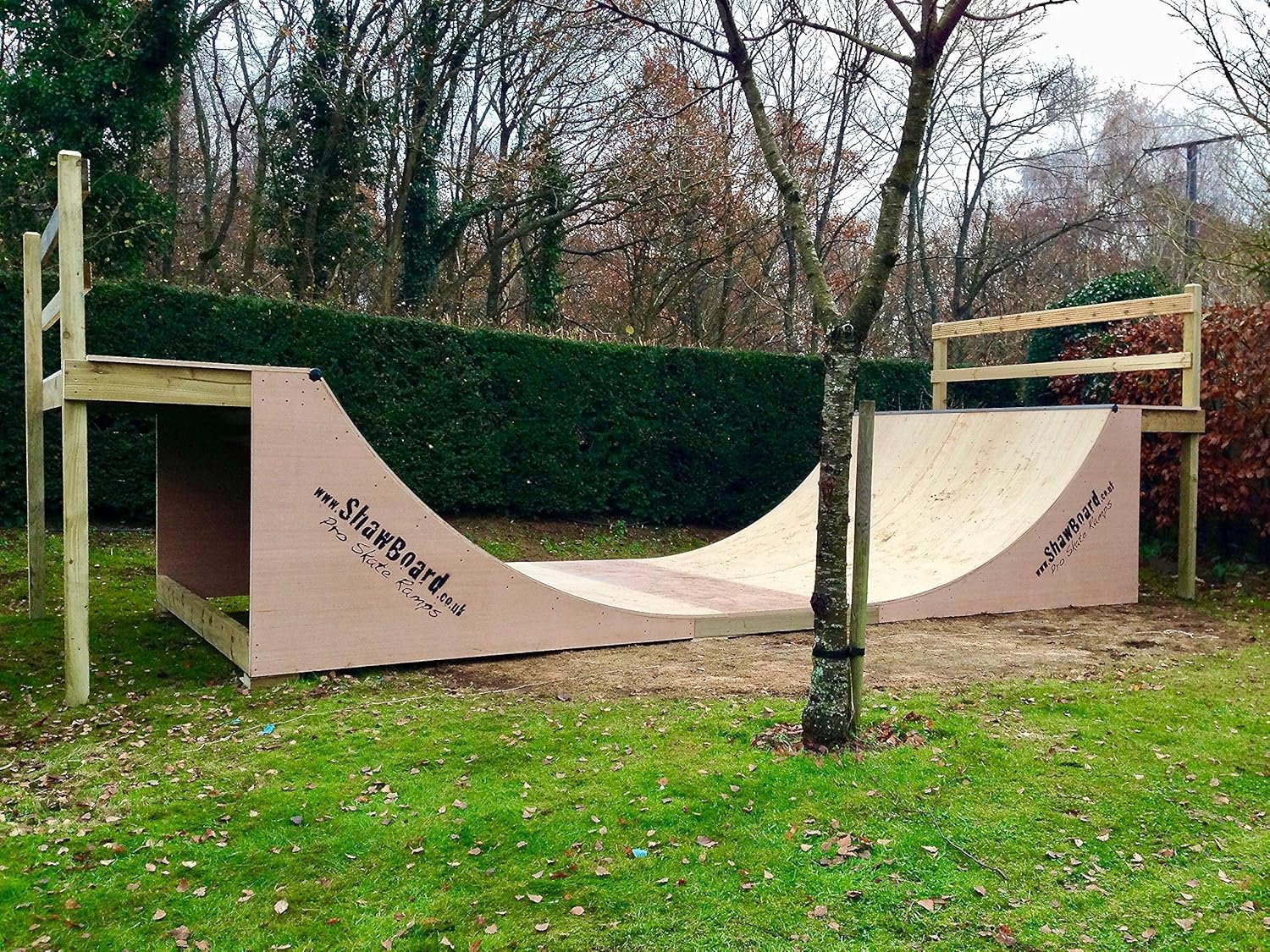 4 Half Pipe Garden Skate Ramp Kit Shawboard Amazon Co Uk