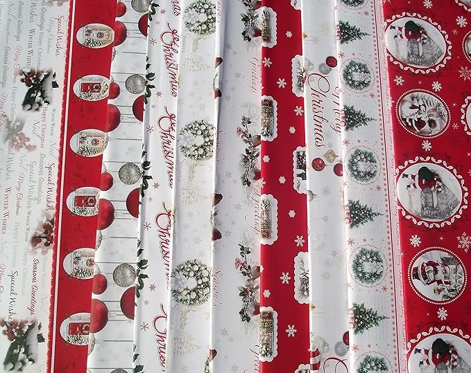 20 SHEETS OF TRADITIONAL CHRISTMAS WRAPPING PAPER Amazon.co.uk Office
