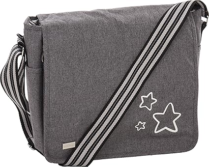 Fillikid-Wickeltasche-Leon Star Melange grau