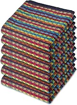 Emma Barclay 6 Pack 100% Cotton Tea Towels Multicoloured Chequered