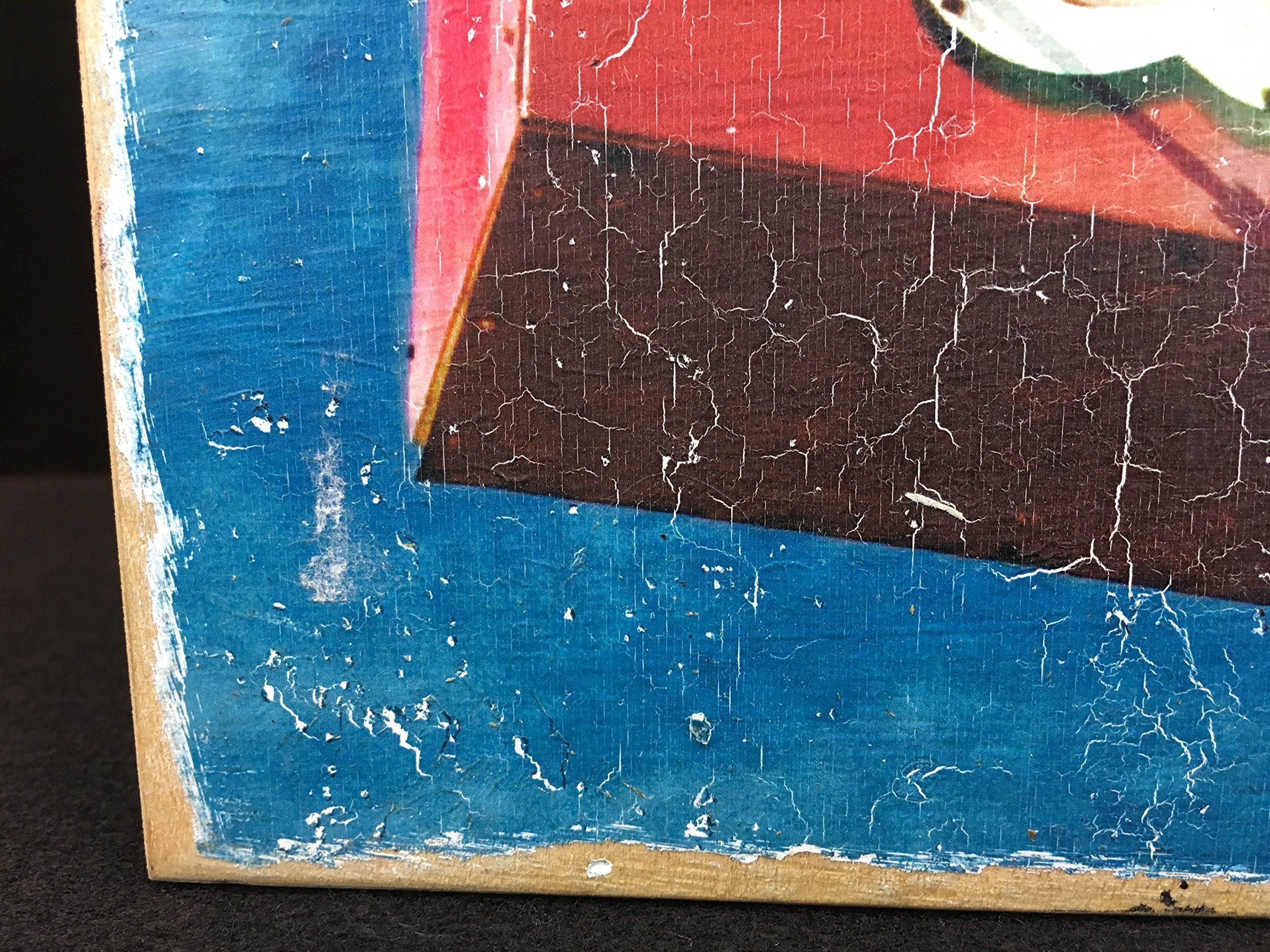 Wood Wall Art Photography - Vintage Cars and Vehicles: Blue Rusty Chevy Truck - Image 10