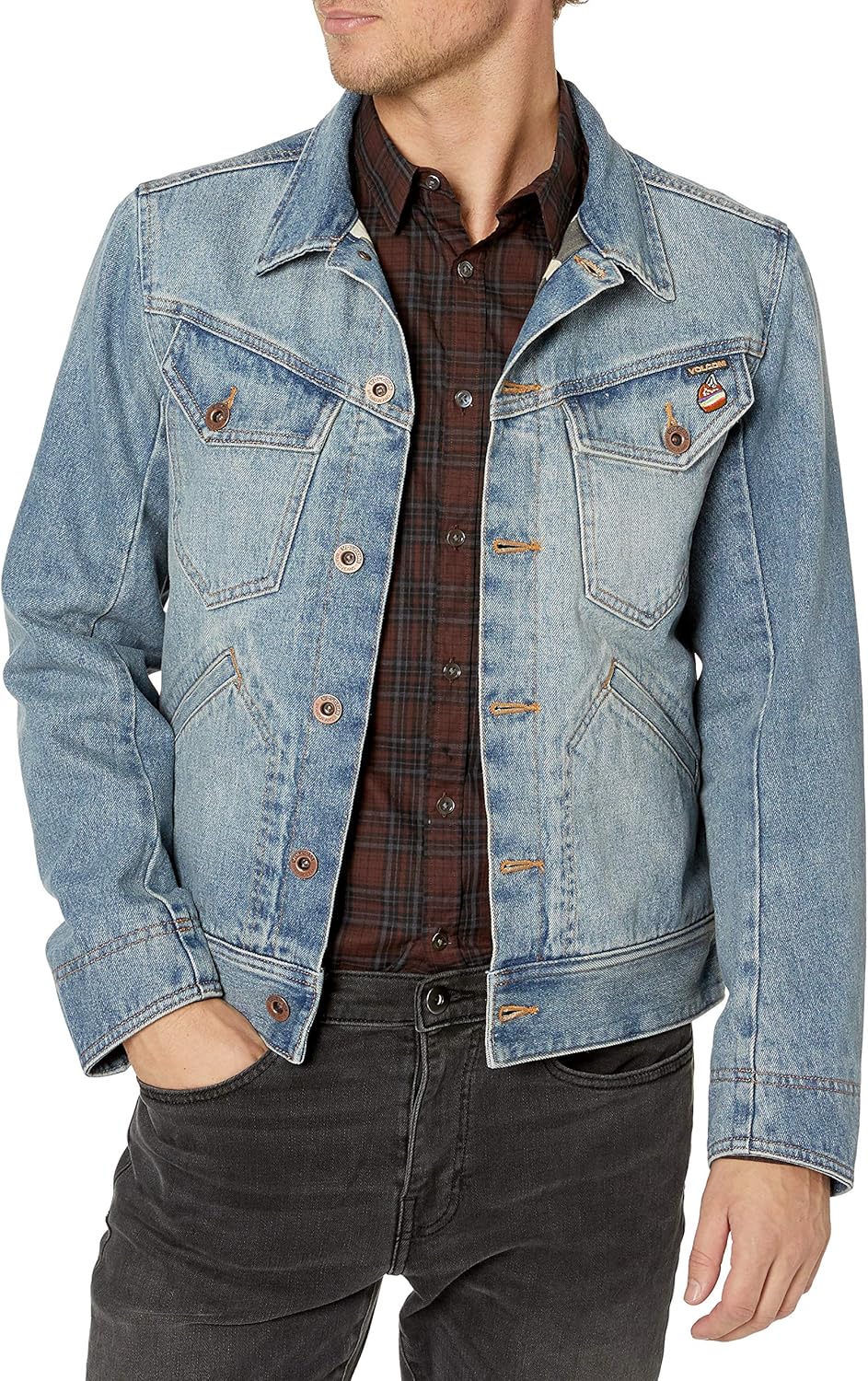 denim jacket with shorts