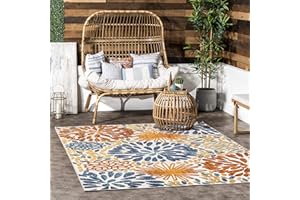 nuLOOM Monique Floral Indoor/Outdoor Area Rug, 7x9, Multi