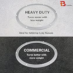 TamBee 20 Inch Lazy Susan Bearing Heavy-Duty Mute