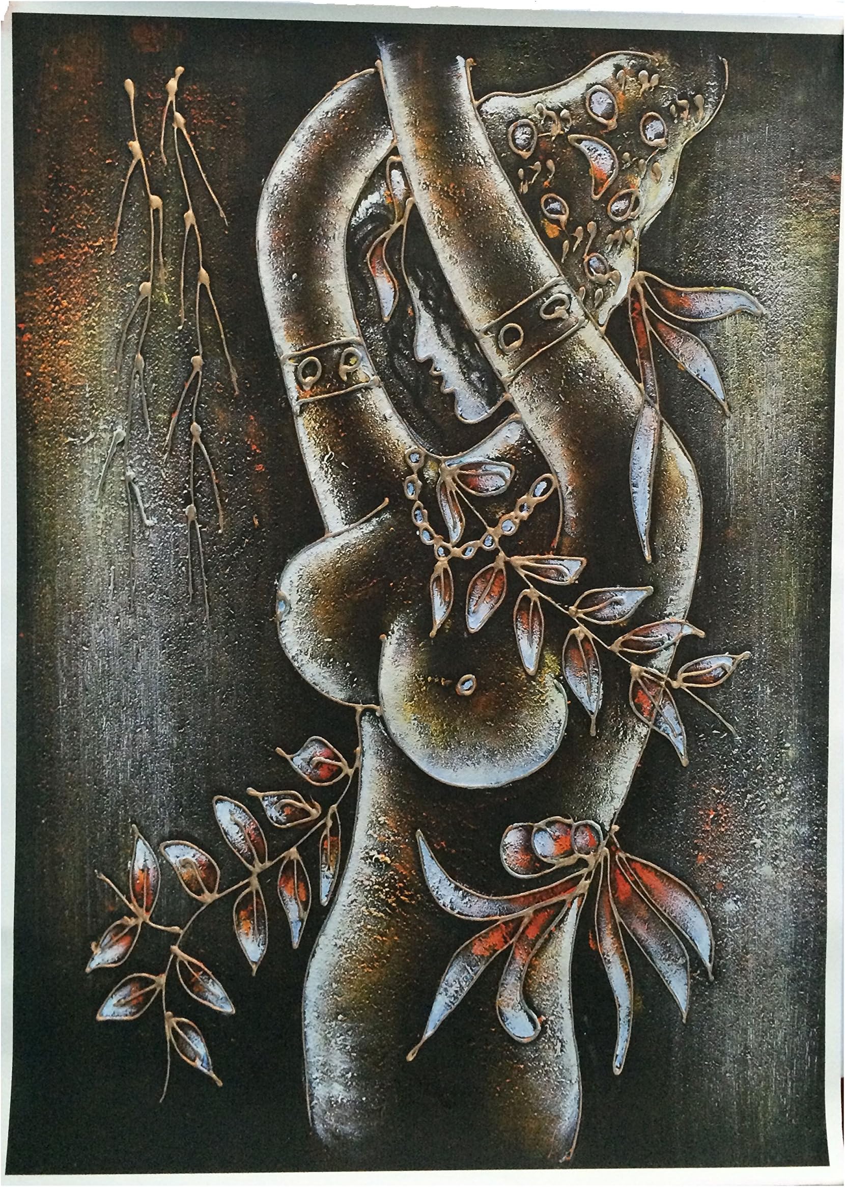 Naked woman01-Modern Canvas Print Painting Poster/ Wall Art for Home Decoration