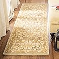 SAFAVIEH Anatolia Collection Runner Rug - 2'3" x 8', Beige & Gold, Handmade Traditional Oriental Wool, Ideal for High Traffic Areas in Living Room, Bedroom (AN541B)