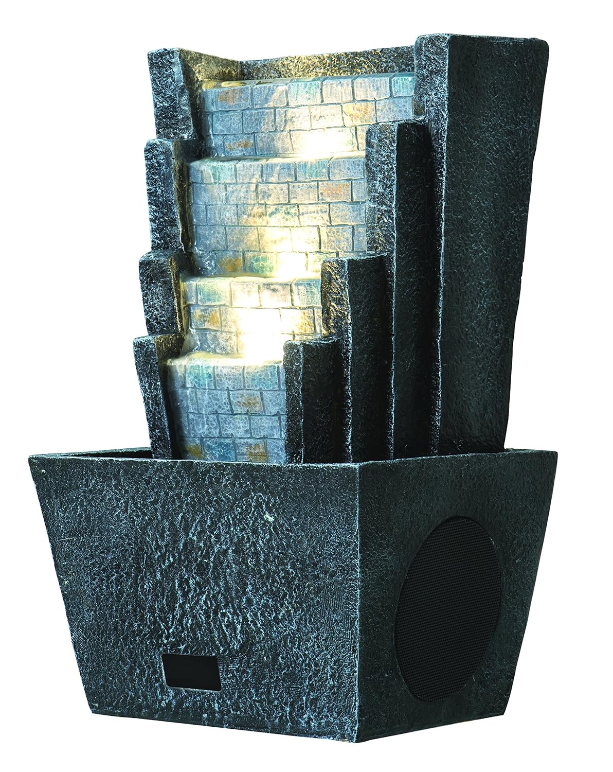 sharper image wooden speaker