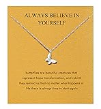 Butterfly Necklaces for Women I Believe Small Gifts