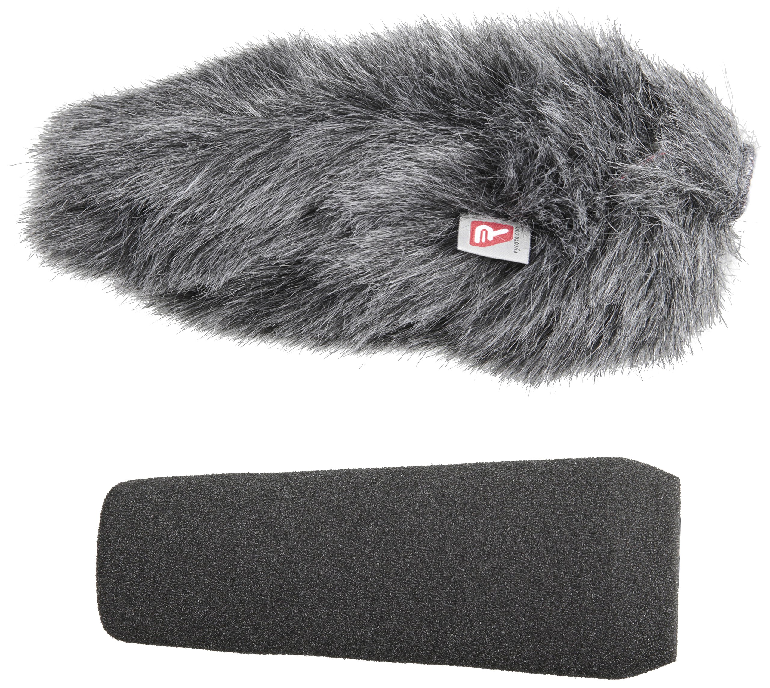 Rycote 055203 10cm 19/22 Standard Hole SGM Foam and Windjammer, Grey