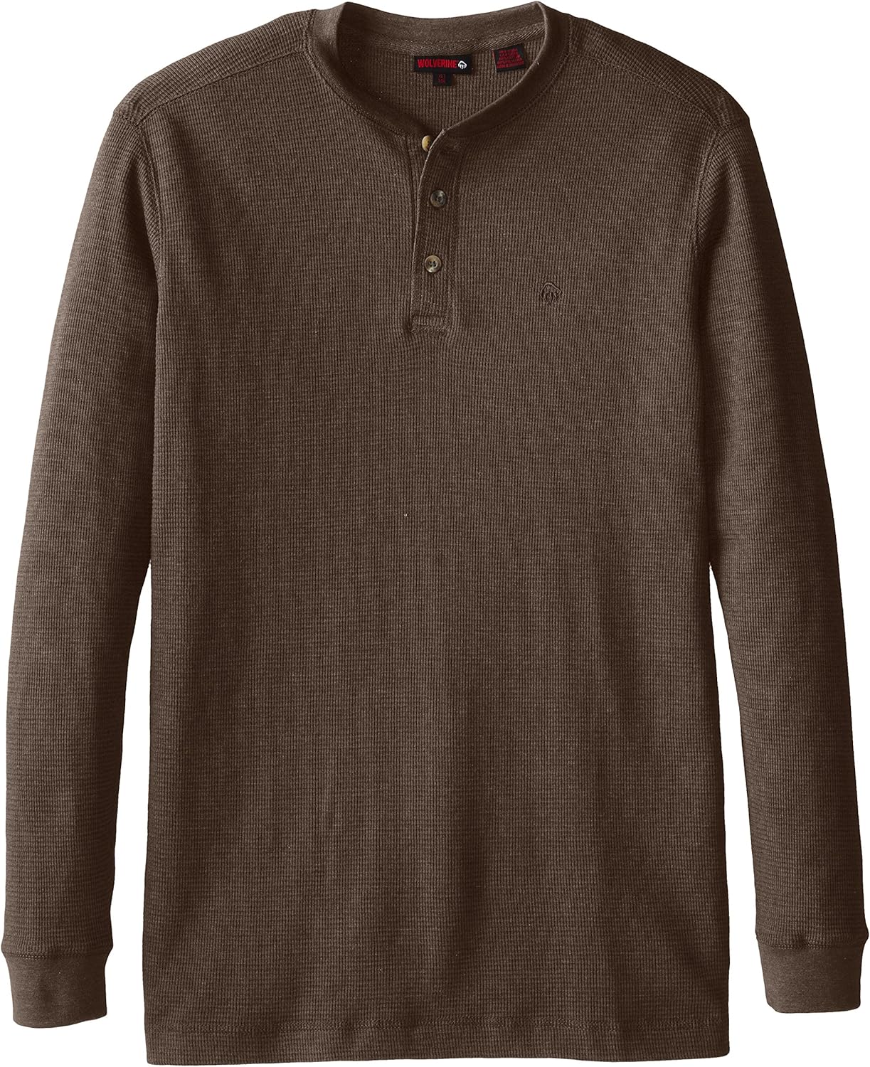 WOLVERINE Men's BigTall Walden Long Sleeve Blended Thermal 3 Button