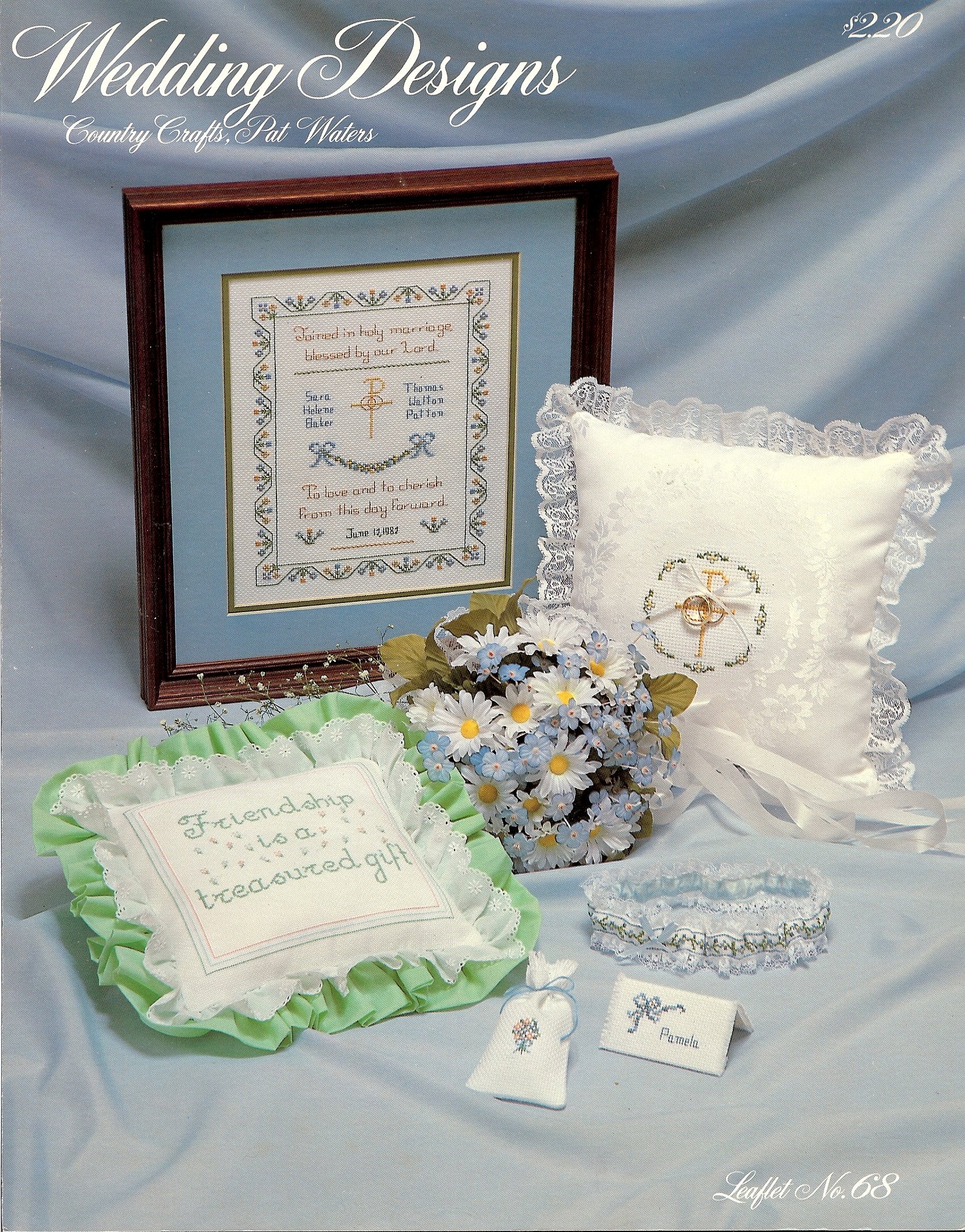Wedding Designs Leaflet No 68 Counted Cross Stitch Pamphlet