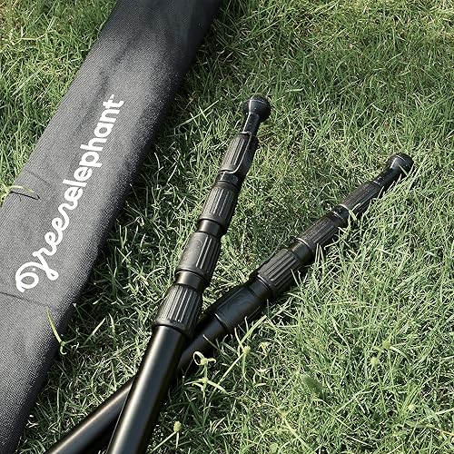 Green Elephant Camping Tarp Poles Adjustable Aluminum