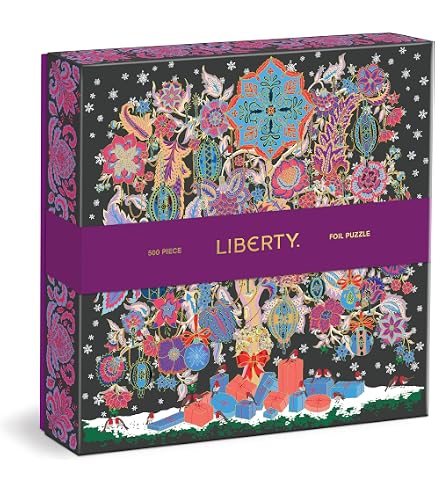Amazon.com: Galison Liberty Aurora 144 Piece Wood Puzzle from