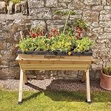 Garden Grow Medium Vegetable Planter Raised Bed Wooden Garden Planter view 4
