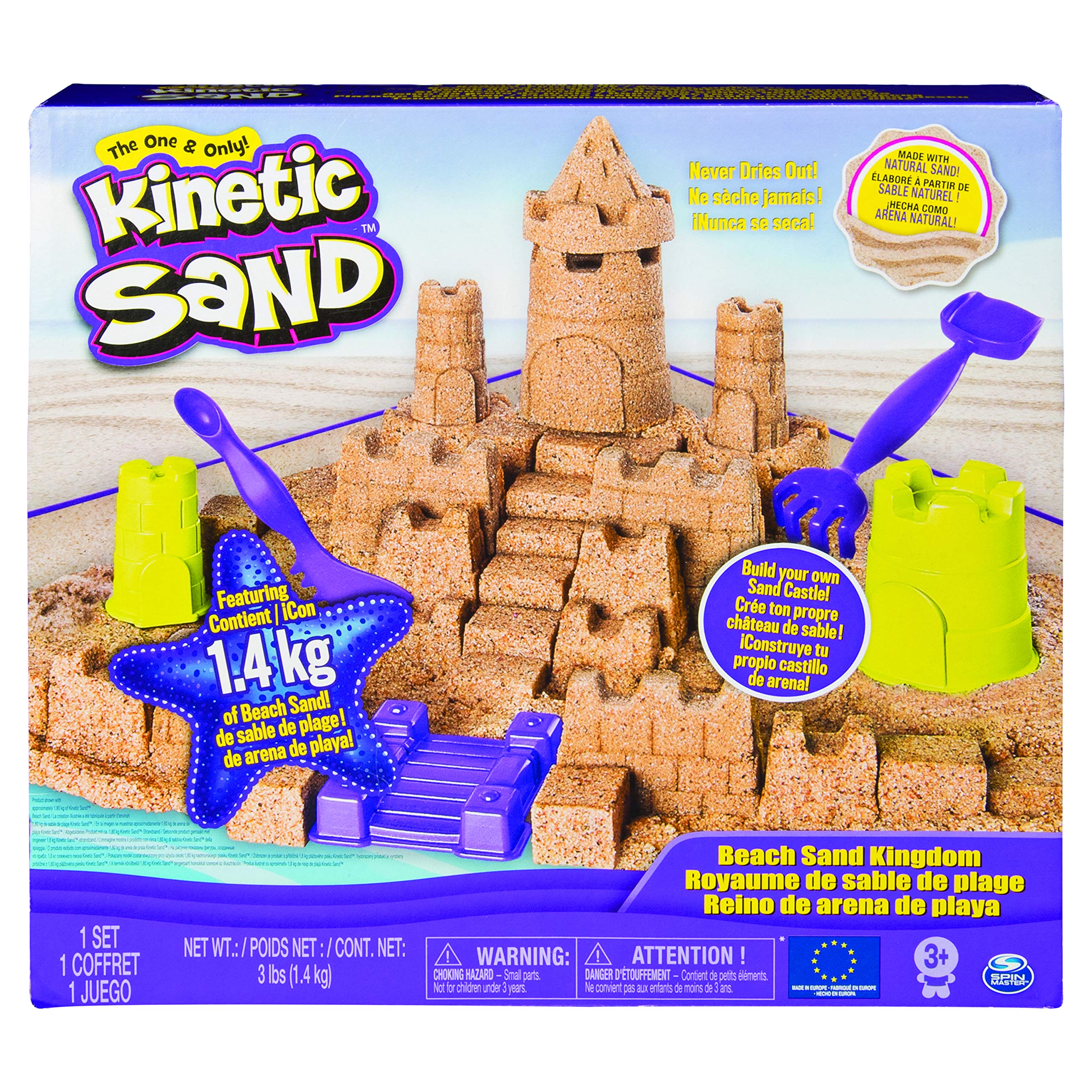 kinetic sand 3lbs beach sand