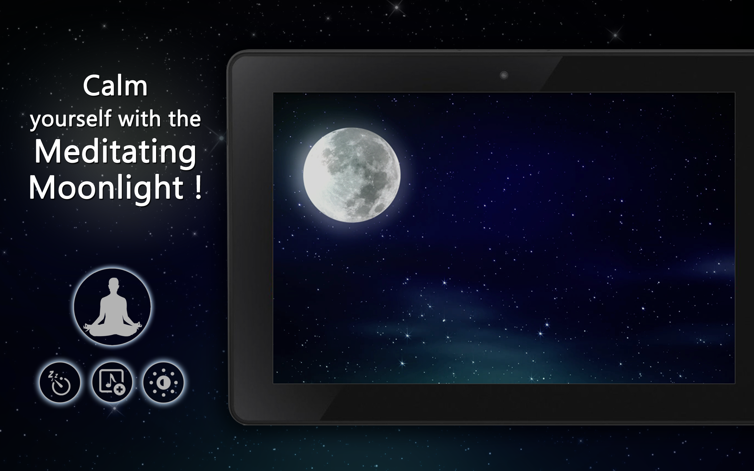 Moonlight Ambience - Calm Yourself with the Meditating Moonlight !
