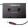 Monster Aux Cord Cassette Adapter 800 - iCarPlay for Car Tape Deck, Auxiliary To Dashboard, MP3 Player, iPod and iPhone - 3 f