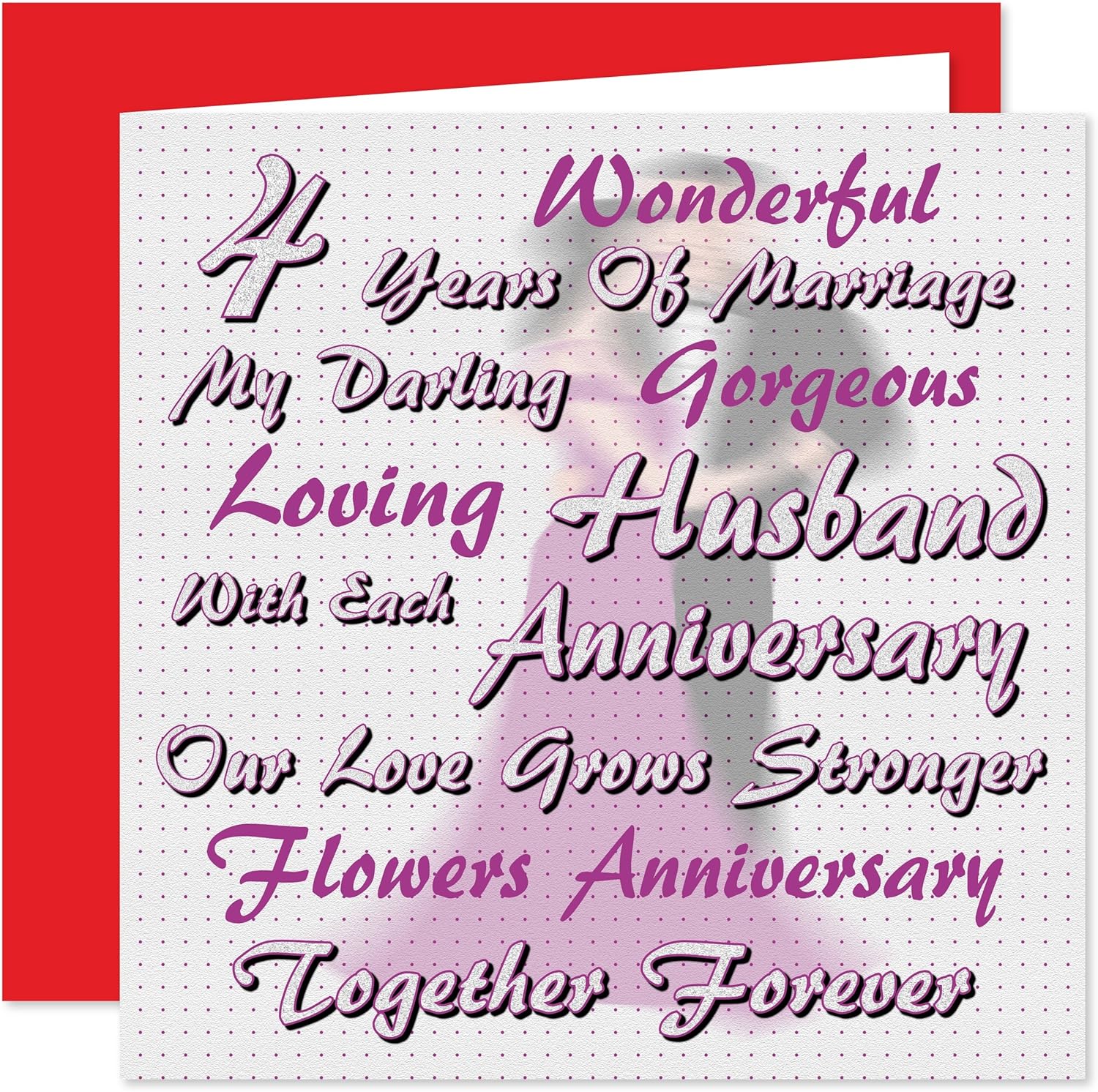 4th wedding anniversary for husband