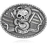 KDG Western Cowboy Novel Skull Belt Buckle Vintage Cross Kneeling Man Belt Buckle American Flag Belt Buckle for Men Women