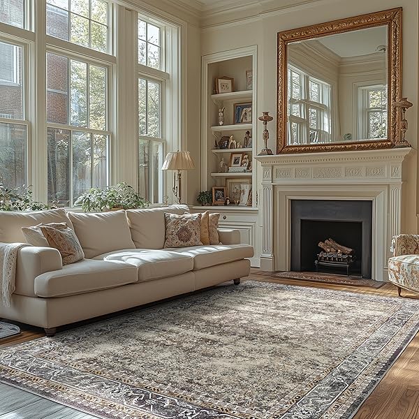 6X9 FT AREA RUG BROWN – BOHO INDOOR...