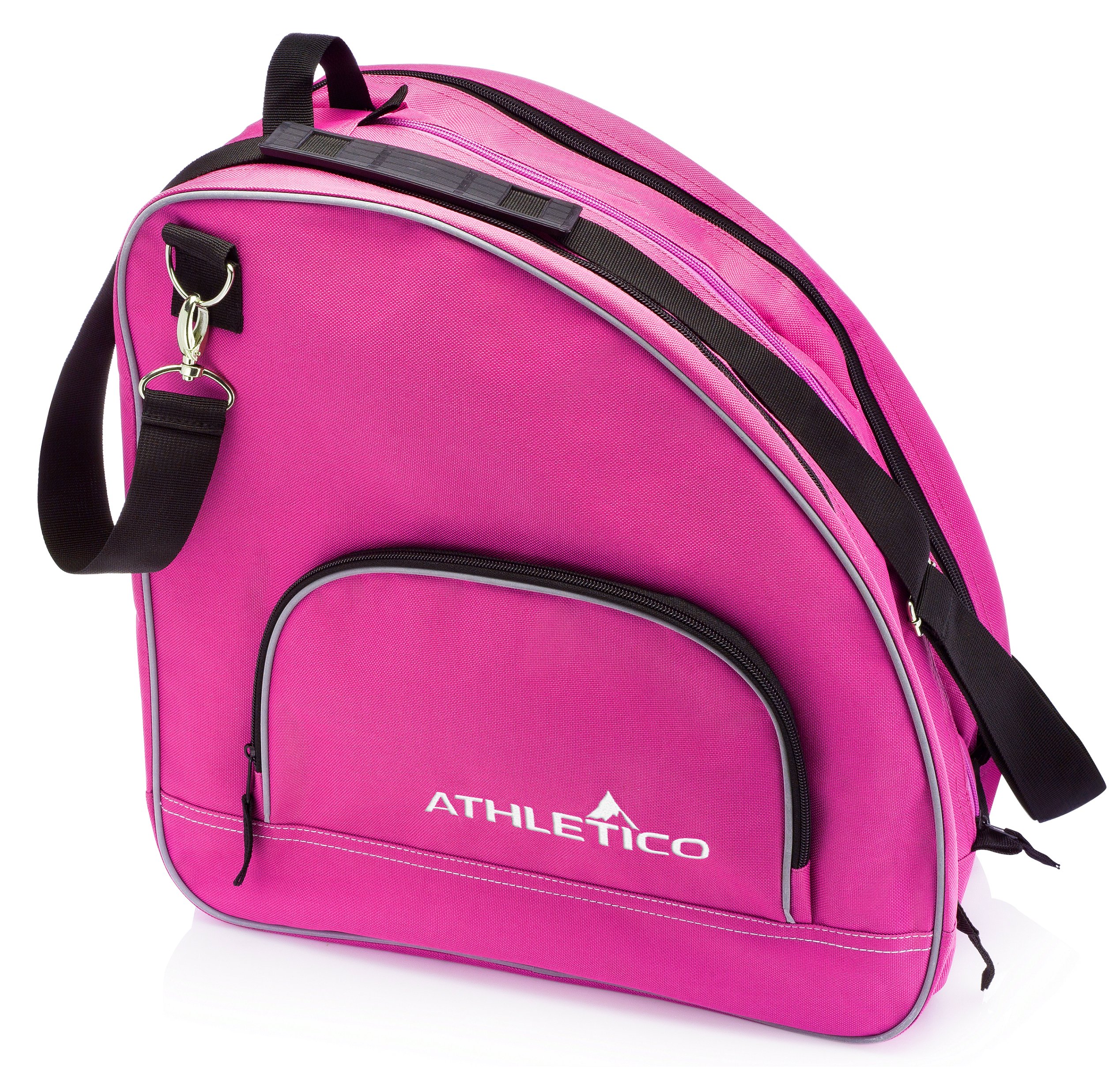 Athletico Premium Ice & Inline Skate Bag - Carries Ice, Roller, Inline Skates for Kids & Adults (Pink)