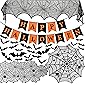 Halloween Decorations Indoor Set, Halloween Decor Bundle for Home, Party, Kitchen, Spider Web Table Runners & Halloween…