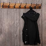 WEBI Rustic Coat Rack Wall Mount with 8 Cast Iron Hooks Brown 2 Packs view 4