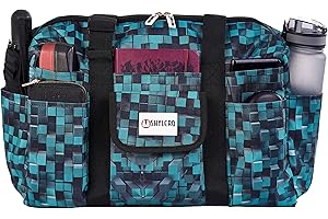 SHYLERO Nurse Bag Has 21 Pockets. Medical Bag is Big and Waterproof. Used as Utility Tote, Diaper Bag, Daily Work Bag