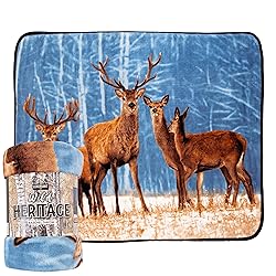 Northwest Cold Snap Oversized Raschel Throw