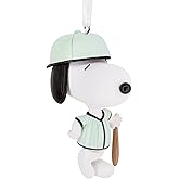 Hallmark Peanuts Snoopy Baseball Player Christmas Ornament, Gifts for Peanuts Fans