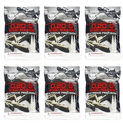 0.2g 6mm Airsoft BBs - 10,000 Round Bag Perfect Grade Pellets For AEG & Sniper Rifles