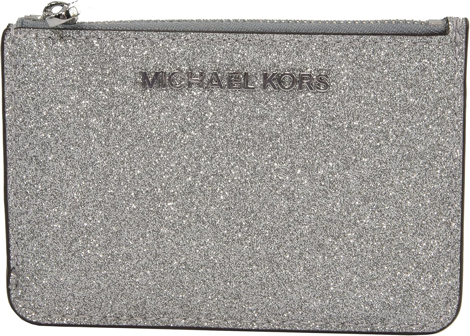 michael kors silver glitter wallet