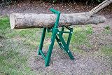 Sealey LC300ST Log Stand Heavy Duty 230mm Capacity Foldable Chainsaw Compatible view 7