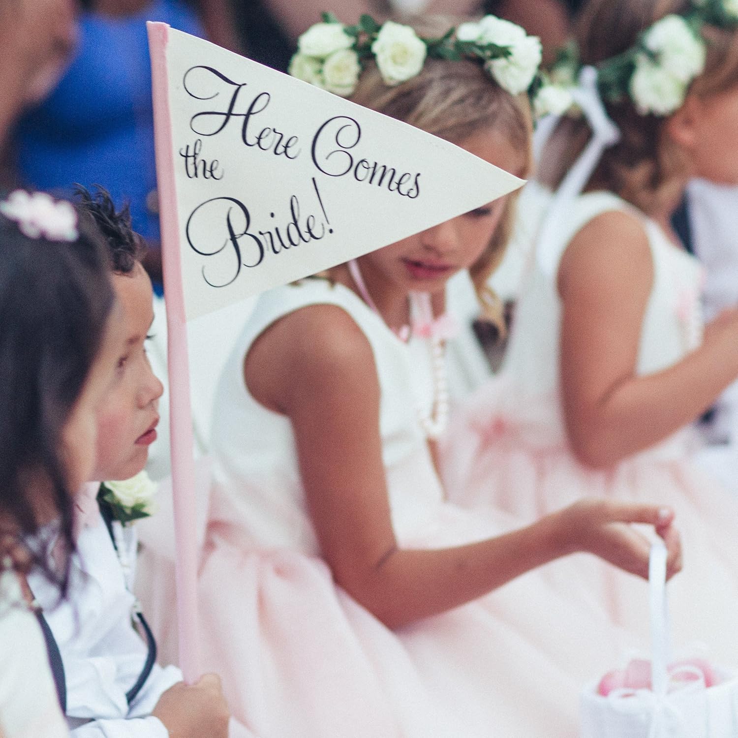 Amazon Com Personalized Wedding Banner For Flower Girl Or Ring