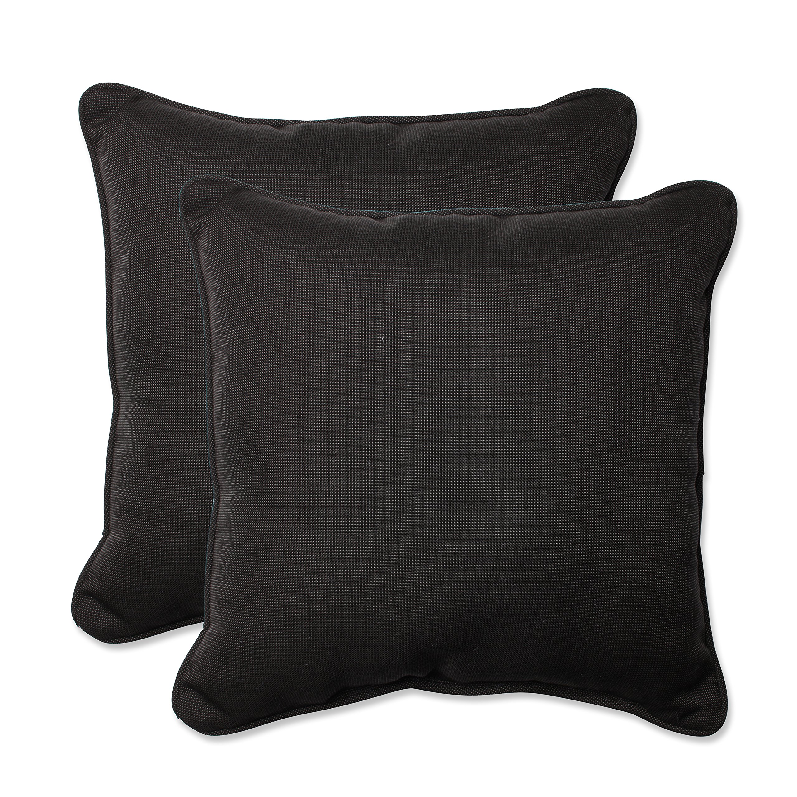 Pillow Perfect Outdoor/Indoor Tweed Throw Pillow (Set of 2), 18.5