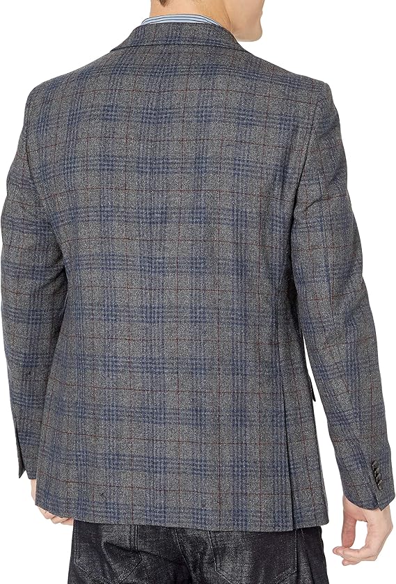 Tommy Hilfiger 汤米希尔费格 羊毛呢 男式格纹休闲西服 3.8折.99 海淘转运到手约￥467