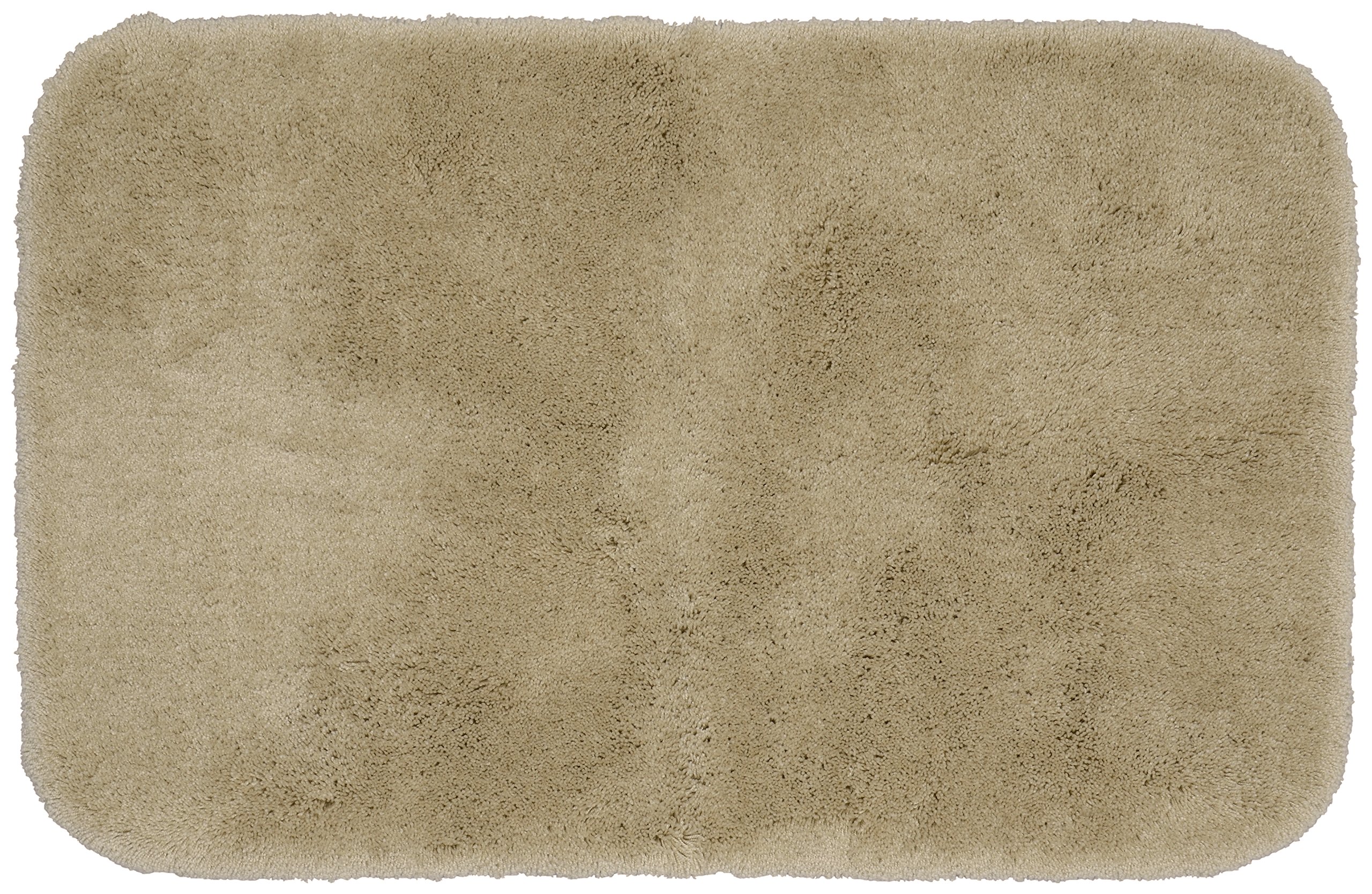 Photo 1 of Garland Rug Finest Luxury Neutral Linen 24 in. x 40 in. Ultra Plush Washable Bath Rug -Soft, Fluffy, Non-Slip Design for Your Bathroom, Combining Comfort, Durability, and Elegance for Your Home
