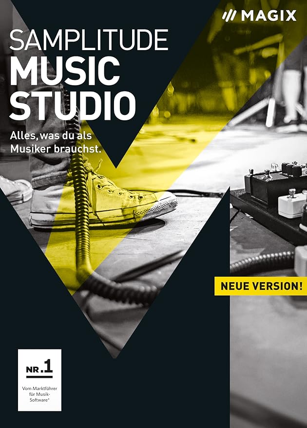 MAGIX Samplitude Music Studio – Version 2017 – das Tonstudio zum Musik Schneiden, Aufnehmen & Produzieren [Download]