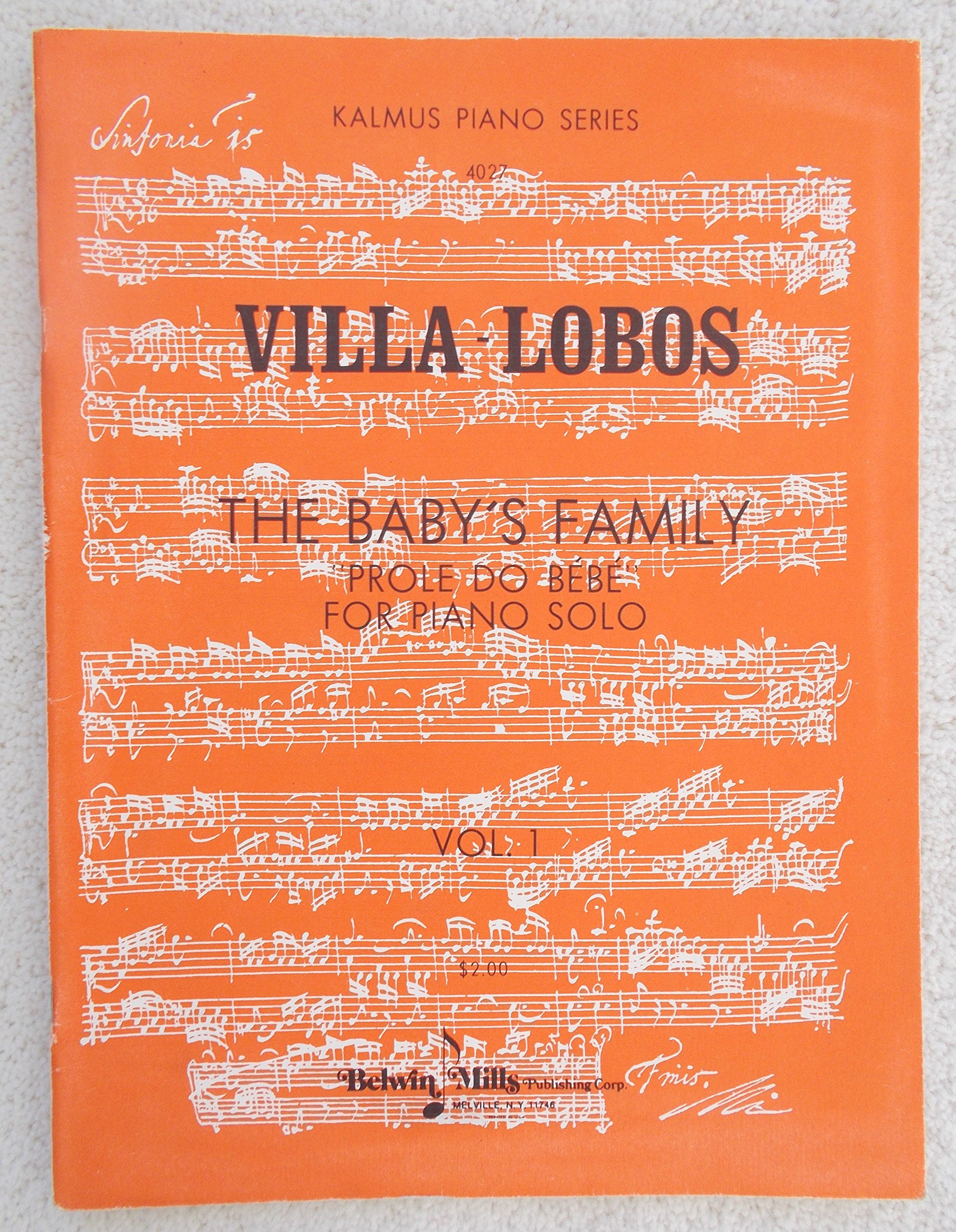 The Baby S Family Prole Do Bebe Volume 1 For Piano Solo Villa Lobos Amazon Com Books The Baby S Family Prole Do Bebe Volume 1 For Piano Solo Villa Lobos Amazon Com Books