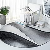 SAFAVIEH Hollywood Collection 4' Round Grey/Blue