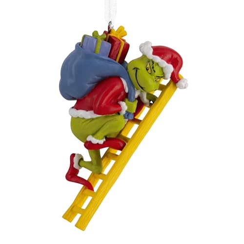 Hallmark Dr. Seuss's How the Grinch Stole Christmas! Grinch on Ladder Christmas…