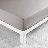 Lenzuolo Piatto In Cotone 100% - 240x300 Cm, Tinta Unita, Morbido E Traspirante